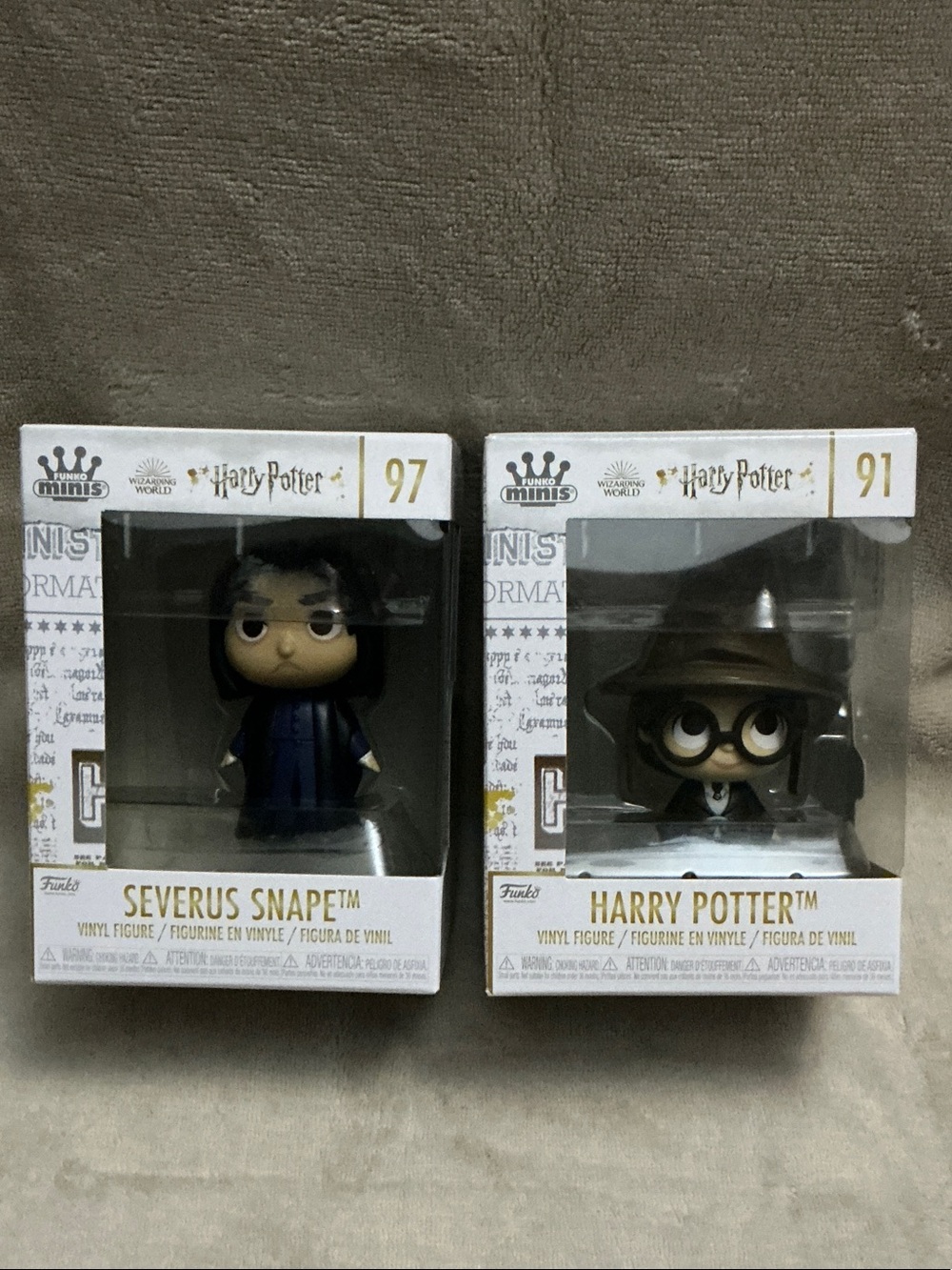 Funko Harry Potter and Severus Snape Minis Set - Black, Brown, Blue